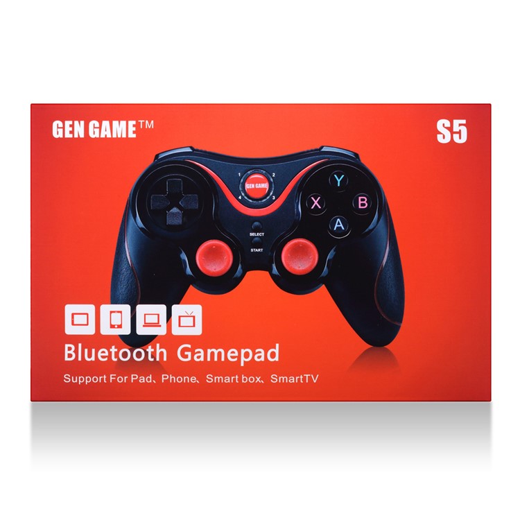 GEN GAME S5 Wireless Bluetooth Gamepad Game Controller - Black-6