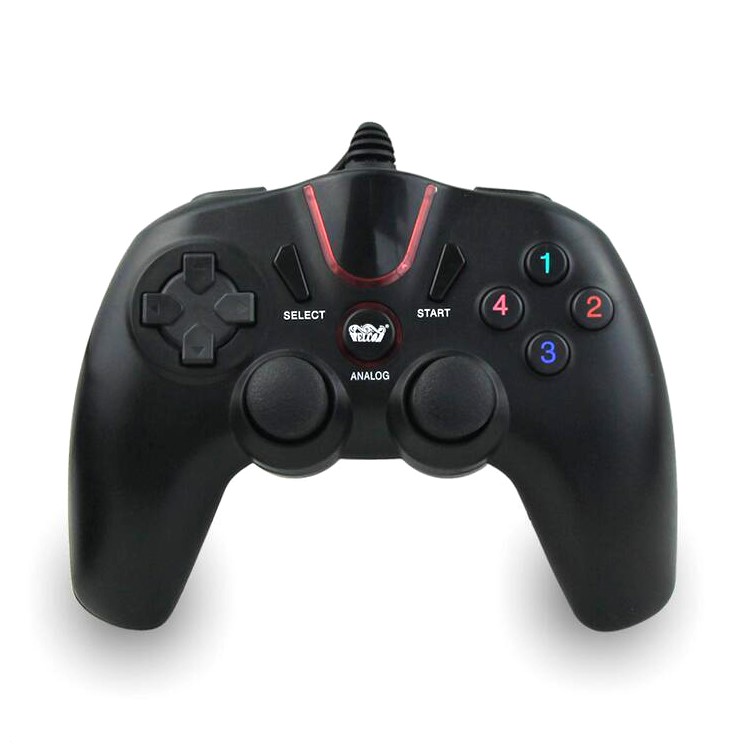 WELCOM 825S USB Wired Game Controller Joystick for Android/PC/PS3/Xbox 360 - Black-1