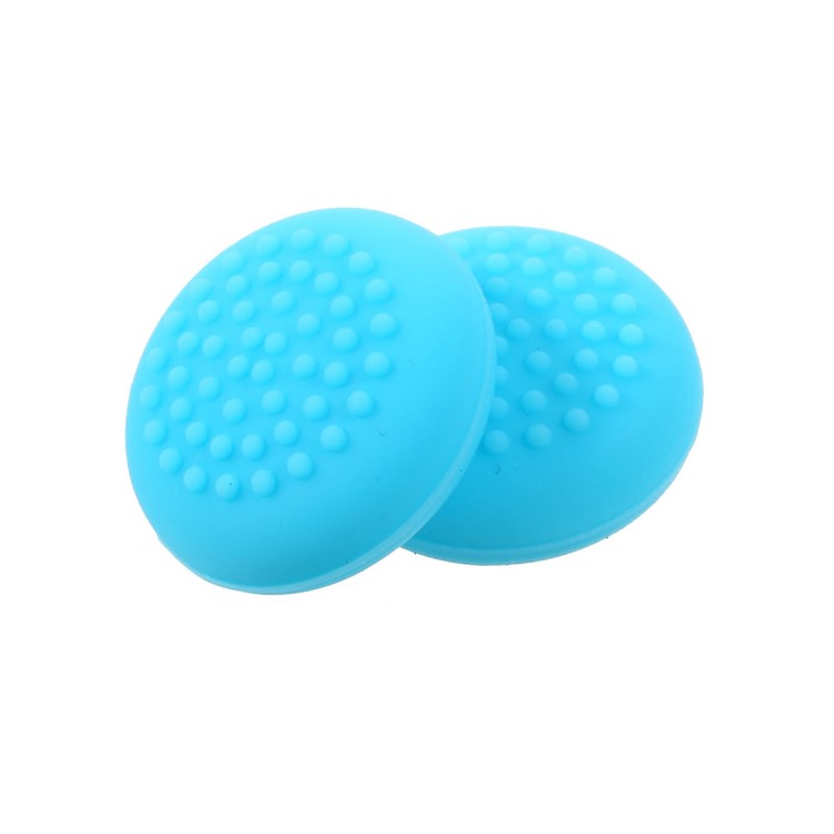 Silicone Anti-slip Joystick Grips Analog Stick Cover (1 Pair) for Nintendo Switch Joy-con Controller - Blue-3