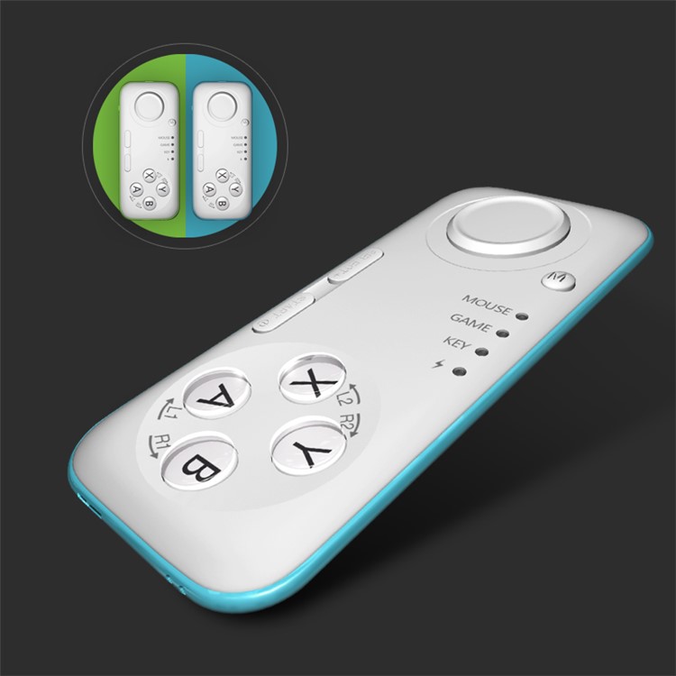 MOCUTE 039 Bluetooth Controller Gamepad Selfie Shutter Wireless Mouse Ebook Flip for iOS Android PC - Green-1