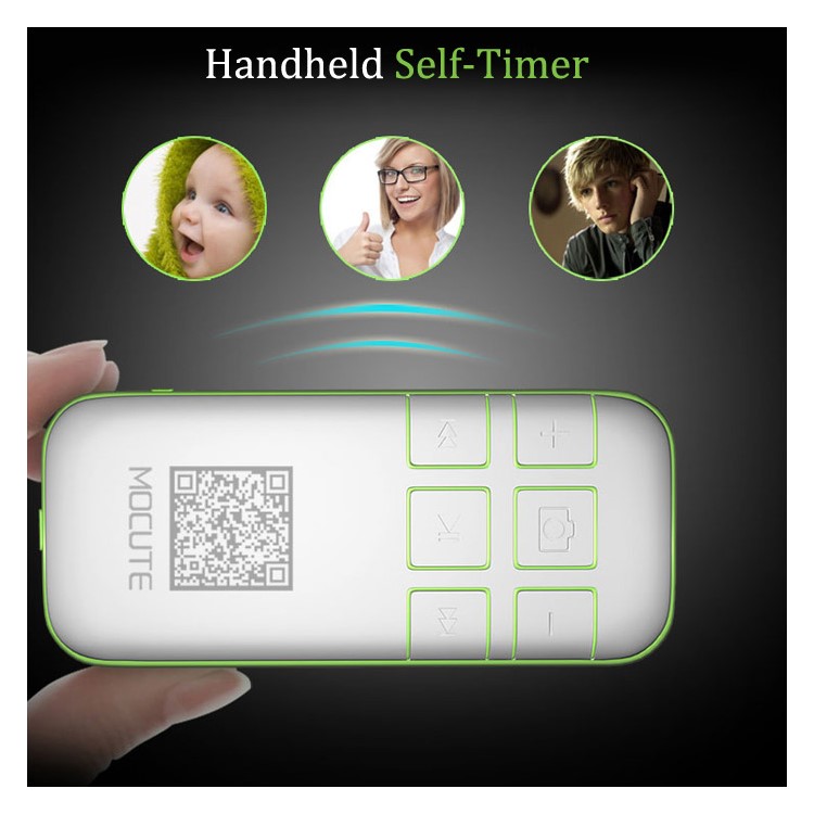 MOCUTE 039 Bluetooth Controller Gamepad Selfie Shutter Wireless Mouse Ebook Flip for iOS Android PC - Green-10