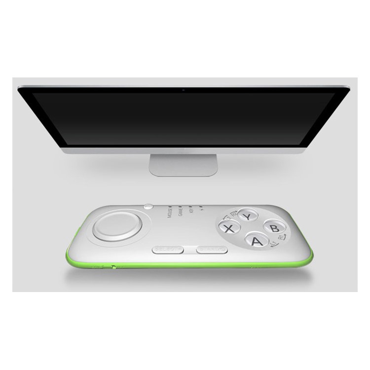 MOCUTE 039 Bluetooth Controller Gamepad Selfie Shutter Wireless Mouse Ebook Flip for iOS Android PC - Green-4