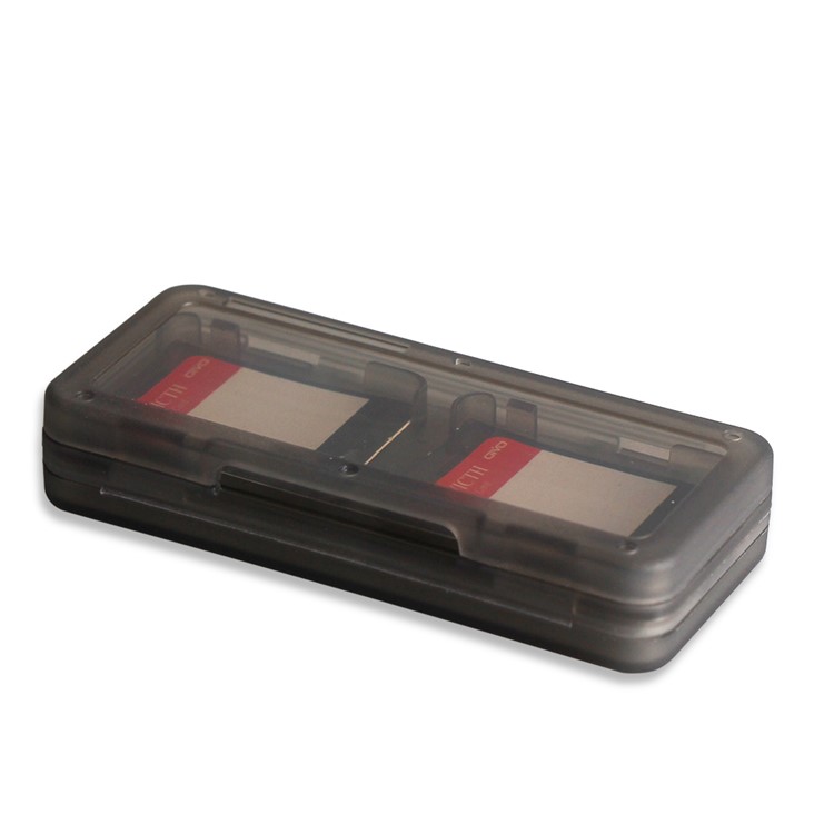 2PCS/Lot 2 Slots Hard Plastic Momery Game Cards Storage Carry Case Box for Nintendo Switch-2