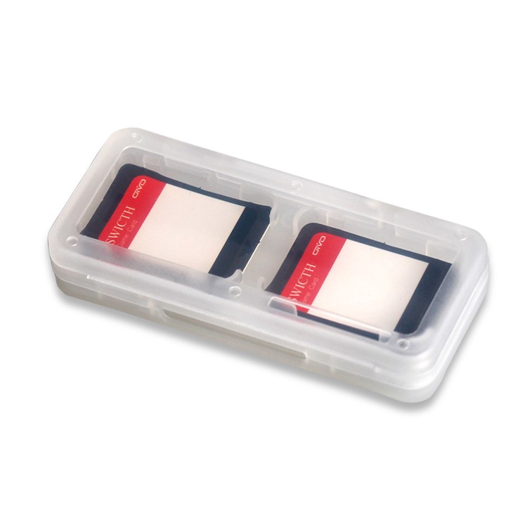 2PCS/Lot 2 Slots Hard Plastic Momery Game Cards Storage Carry Case Box for Nintendo Switch-3