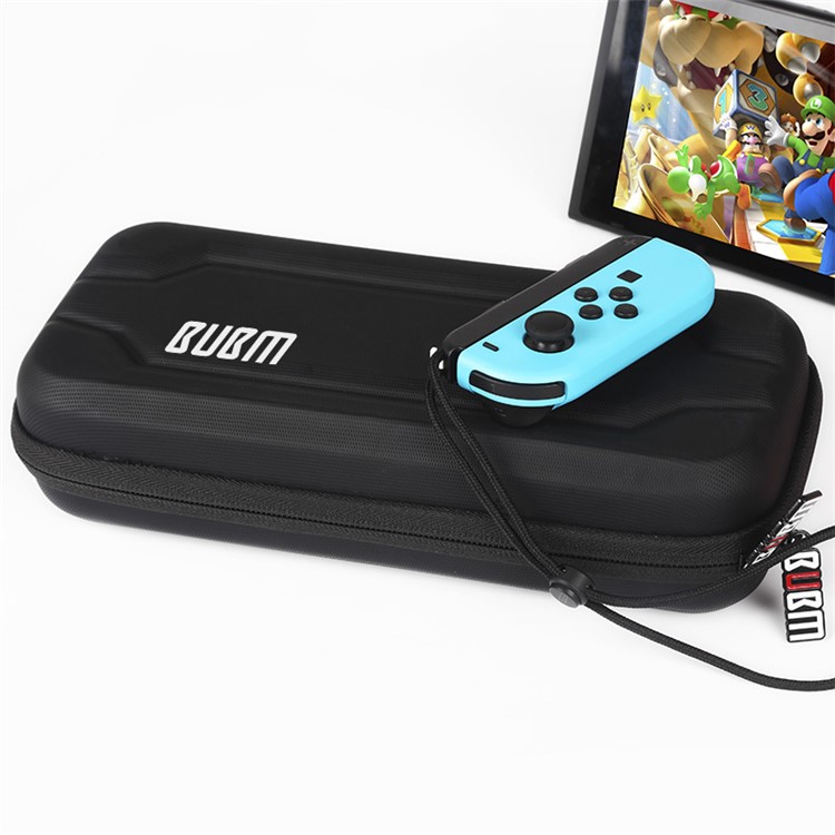 BUBM EVA Hard Carrying Case Zip Sleeve for Nintendo Switch Console & Accessories - Black-6