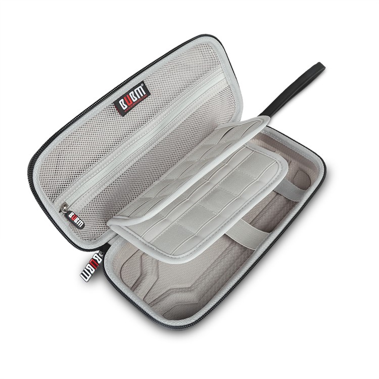 BUBM EVA Hard Carrying Case Zip Sleeve for Nintendo Switch Console & Accessories - Black-8