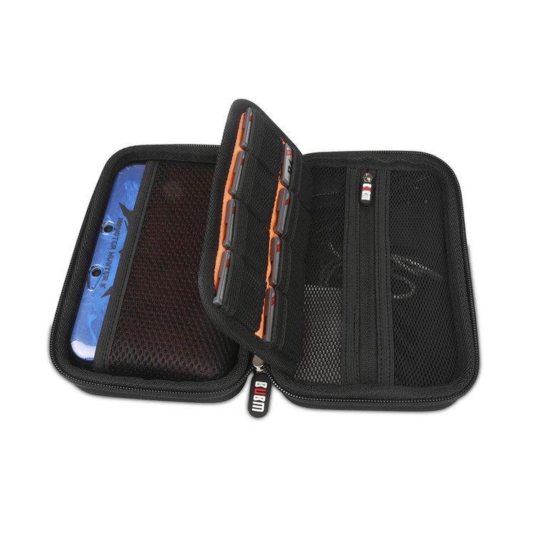 Hard EVA Protective Case for Nintendo 3DS LL/3DS XL Console & Accessories - Black-13