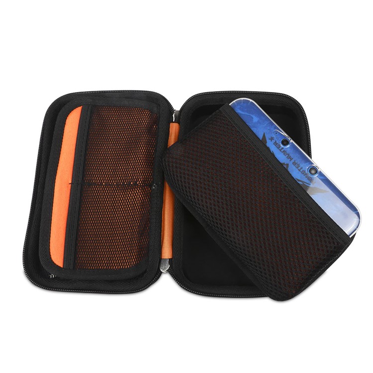 Hard EVA Protective Case for Nintendo 3DS LL/3DS XL Console & Accessories - Black-3