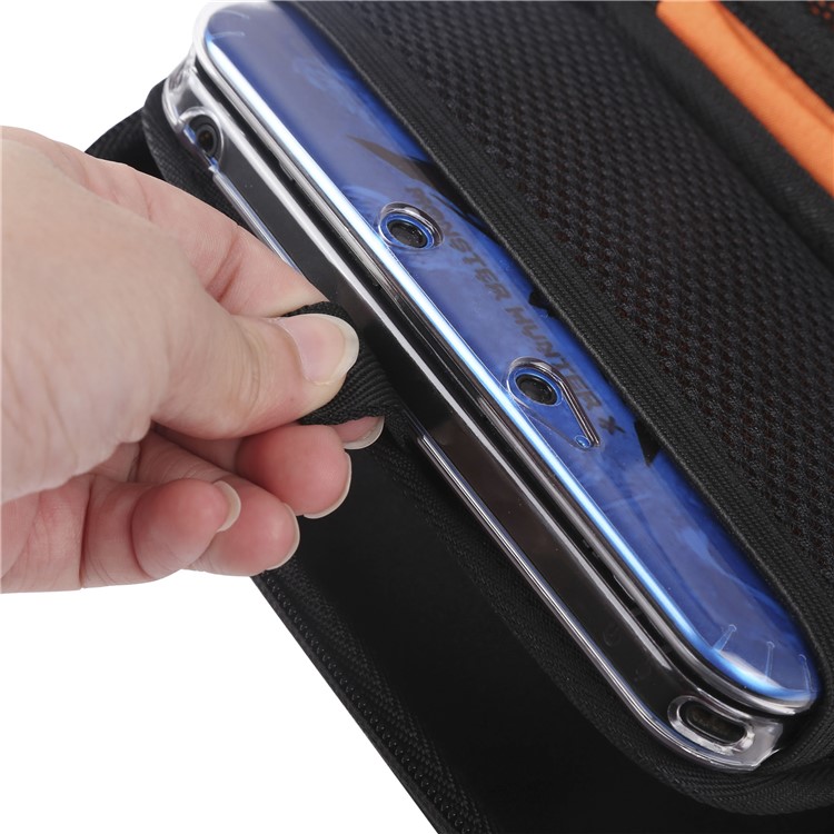 Hard EVA Protective Case for Nintendo 3DS LL/3DS XL Console & Accessories - Black-4