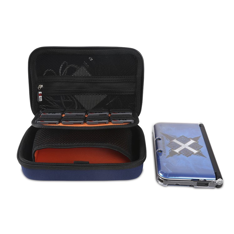 EVA Protective Shell Carrying Case for Nintendo 3DS LL/3DS XL Console & Accessories - Dark Blue-11