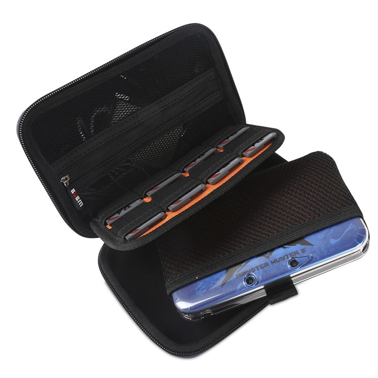 EVA Protective Shell Carrying Case for Nintendo 3DS LL/3DS XL Console & Accessories - Dark Blue-12