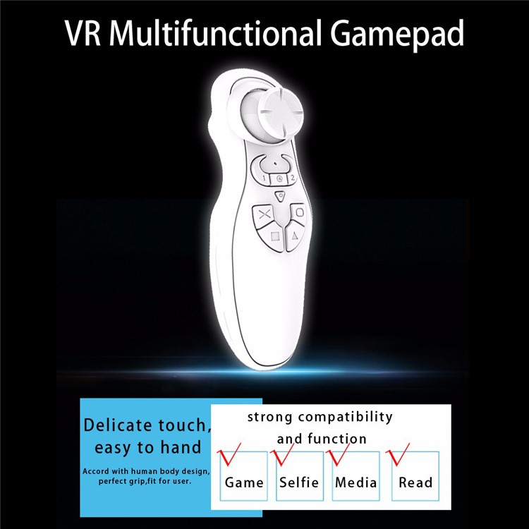 VR Multi-functional Gamepad Portable Bluetooth Remote Control-4