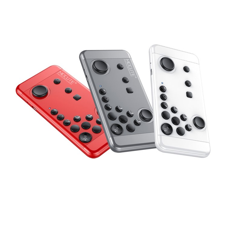 MOCUTE 055 Mobile Game Handheld Joystick Bluetooth Gamepad Console Support iOS and Android Windows - Red-2