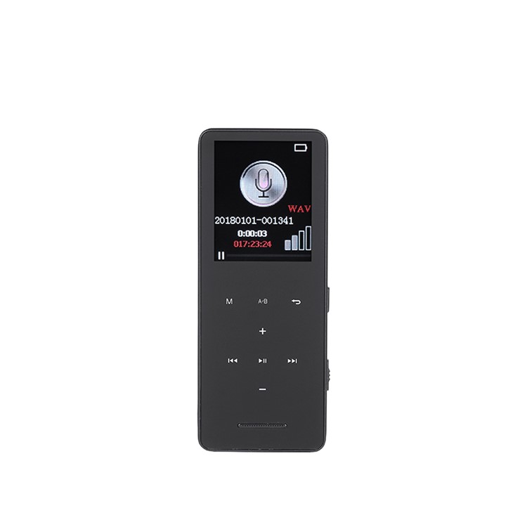 8G High Fidelity MP3 Verlustfreier MP3-Player Mit Aufnahmefunktion - Schwarz-1