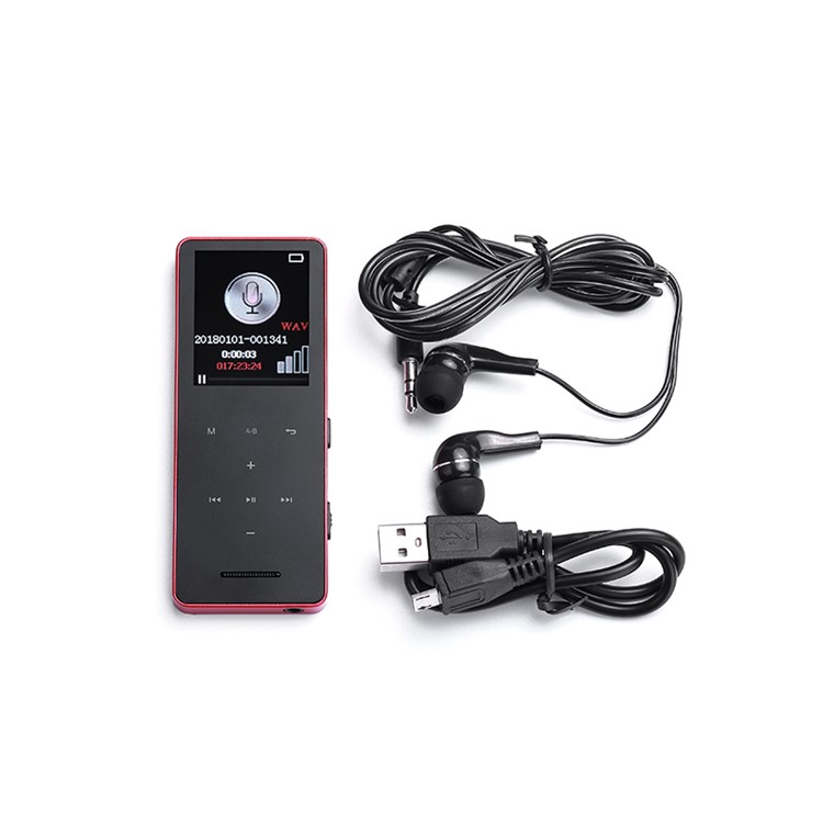 8G High Fidelity MP3 Verlustfreier MP3-Player Mit Aufnahmefunktion - Schwarz-6
