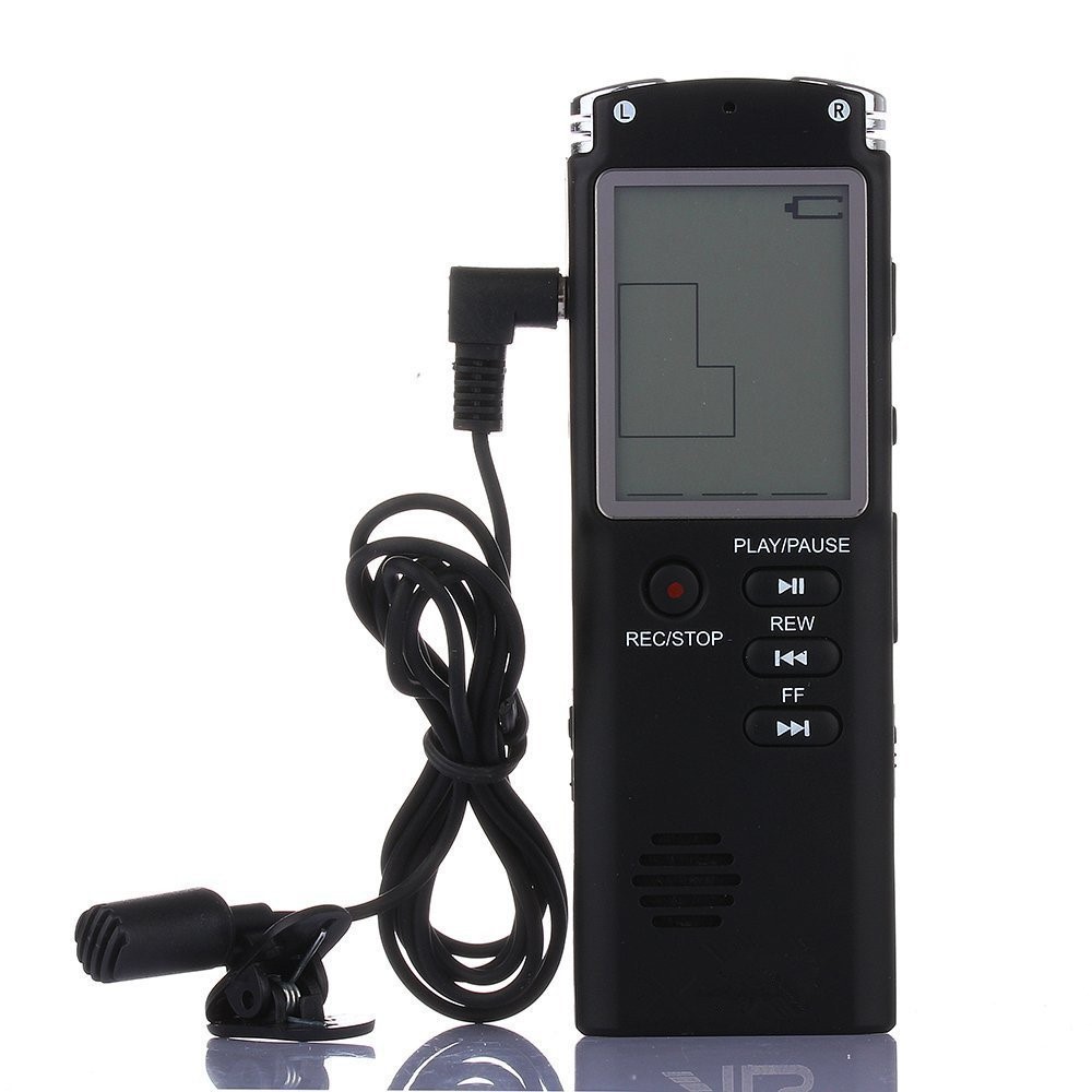 Tragbare Wiederaufladbare Mini-8GB Digital-LCD-Audio-Voice-Recorder Diktiergerät Mp3-Player-3