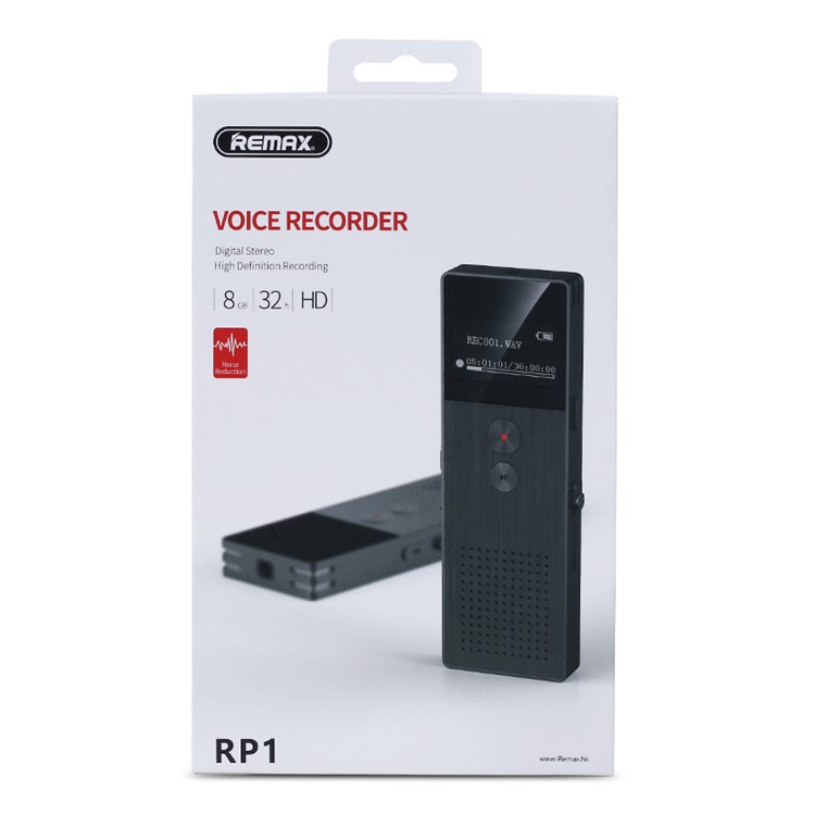 REMAX RP1 8GB Digital Audio Voice Recorder MP3 Music Player (CE/RoHS) - Gold Color-8