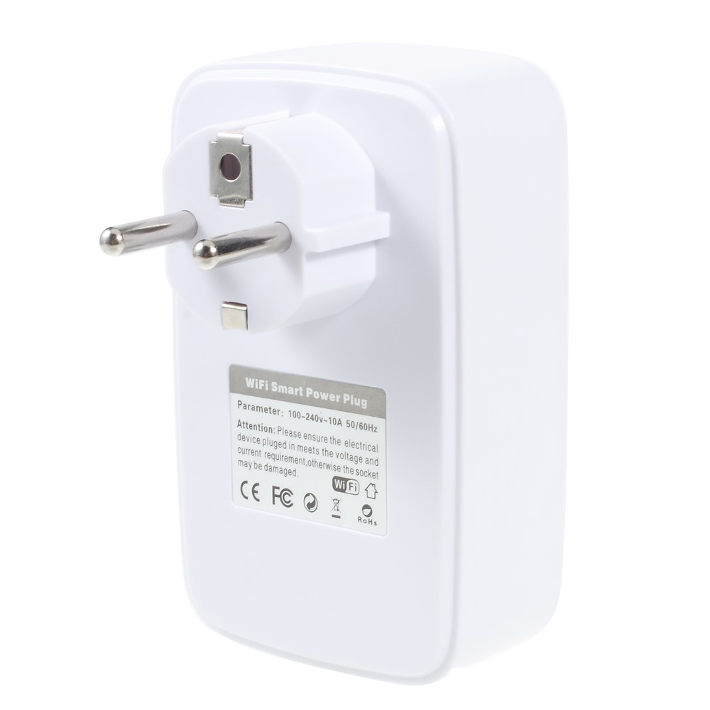 EU Standard Portable WiFi Plug Smart Home/Office Wireless Power Socket for iOS and Android-2