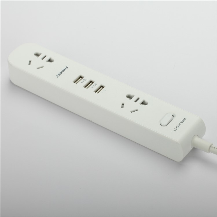 PISEN K-23 Smart Power Strip with 2 Power Sockets + 3 USB Ports - EU Plug-11