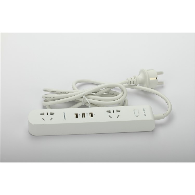 PISEN K-23 Smart Power Strip with 2 Power Sockets + 3 USB Ports - EU Plug-3