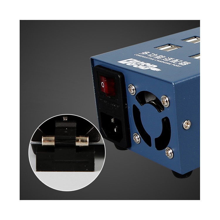 KAISI 350W 70A 60-port USB Charging Station Outlet - US Plug-4