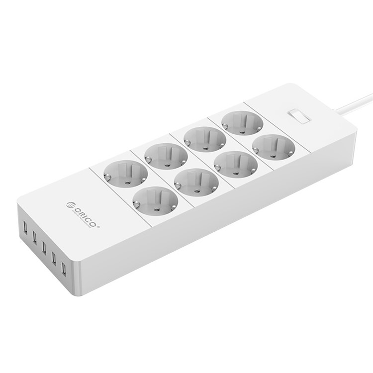 ORICO 8 AC Outlet Surge Protector with 5 USB Charging Port (HPC-8A5U-V1-EU)-2