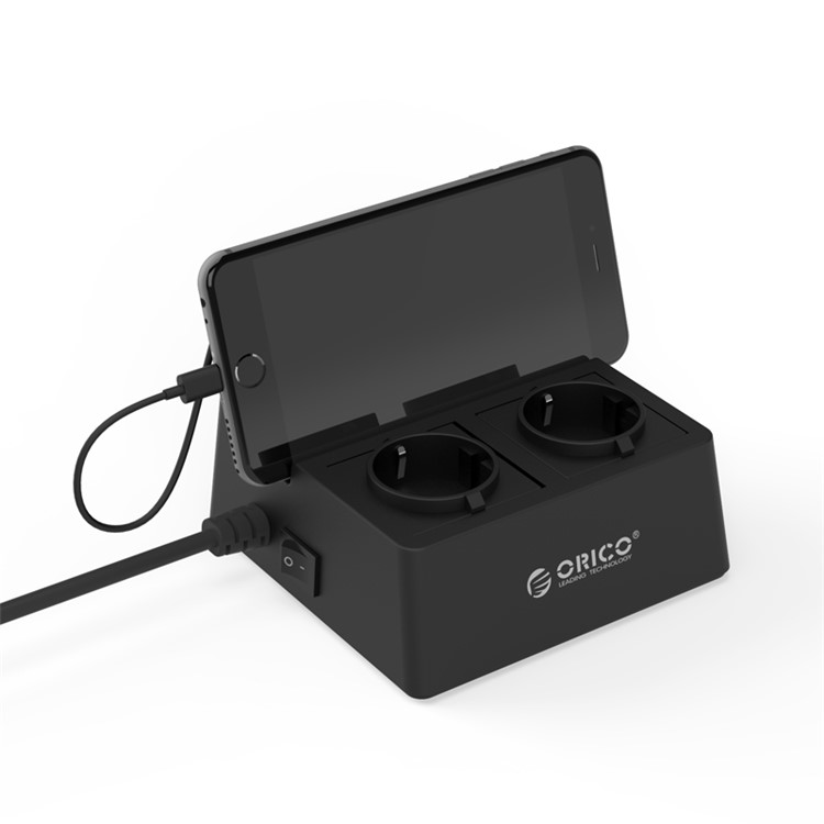 ORICO 2 Steckdose Überspannungsschutz Mit 5 USB-Ladeanschluss (odc-2a5u-v1-eu)-2