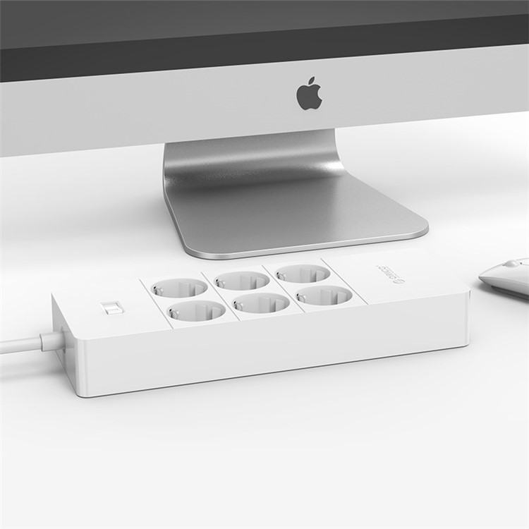 ORICO 6 AC Outlets Surge Protector with 5 USB Charging Ports (HPC-6A5U-V1-EU) - EU Plug-3