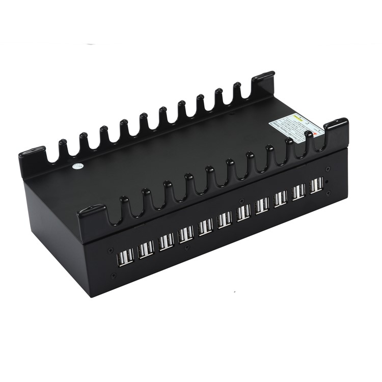 22-Ports 110/220V USB Charging Station Quick Charger USB Charging Port Hub Intelligent Safety Protection - EU Plug-2