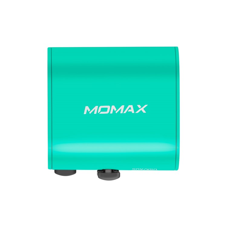 MOMAX 1-World Mini AC Travel Wall Charger Adapter with EU/US/UK/AU Plugs - Blue-6