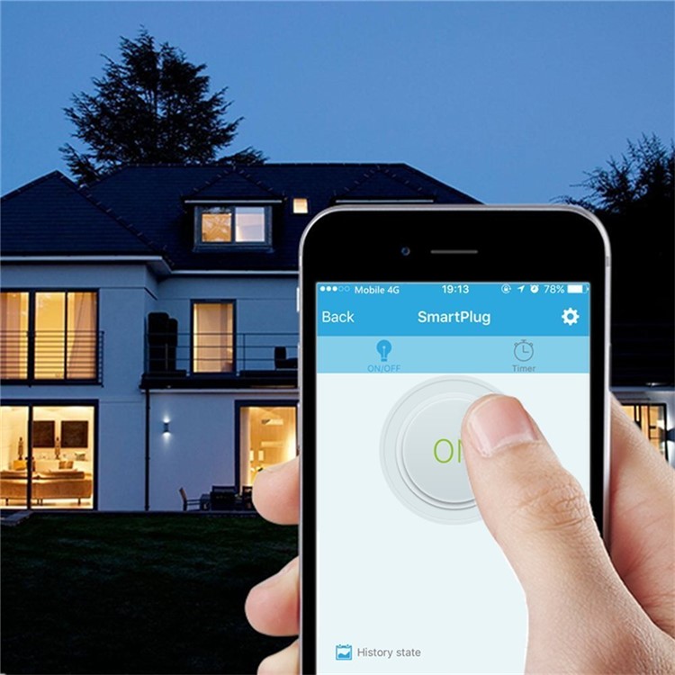Smart App Control 2.4GHz WiFi Switch Socket EU Plug (Special for France)-5