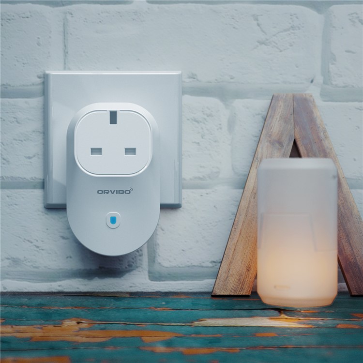 ORVIBO B25UK Smart App-controlled WiFi Socket (CE/RoHS) - White / UK Plug-1