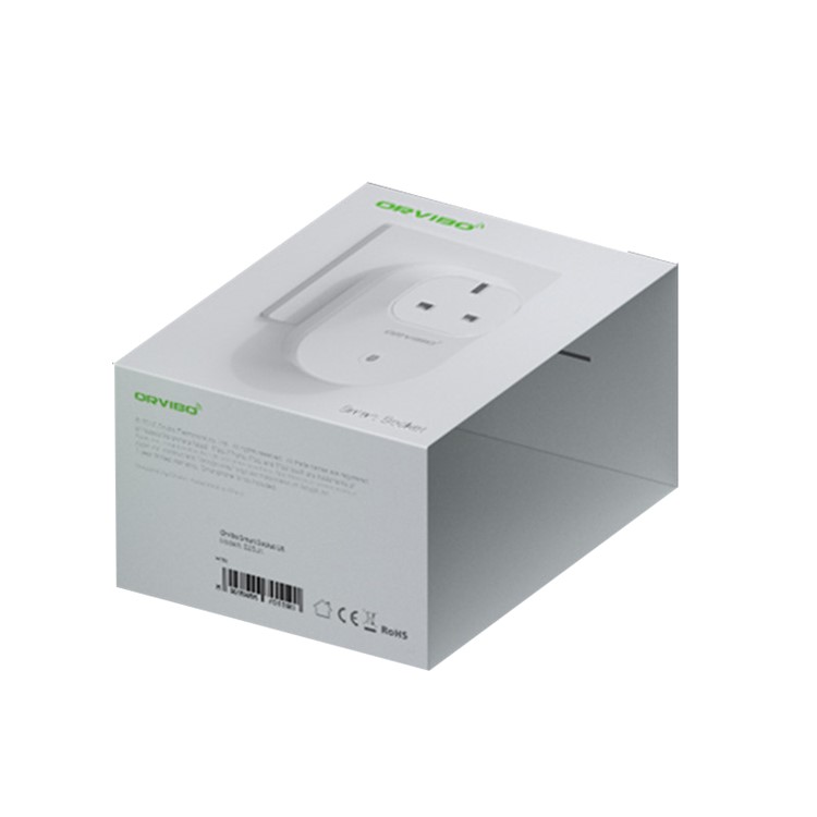 ORVIBO B25UK Smart App-controlled WiFi Socket (CE/RoHS) - White / UK Plug-5
