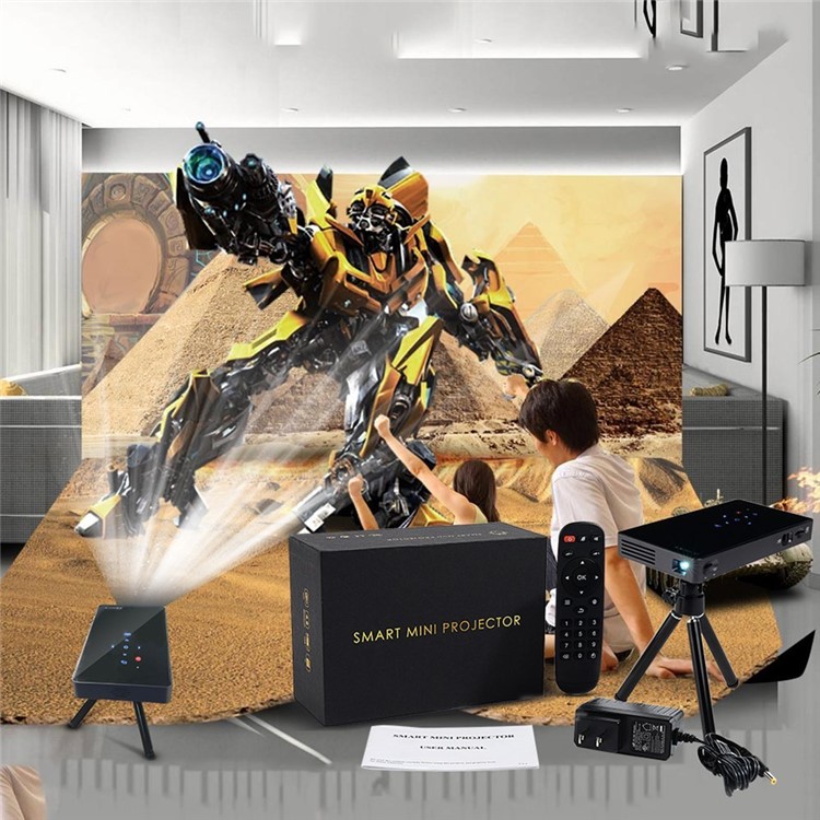 Mini TV Box Projector Portable DLP Android Multimedia Home Theater - US Plug-5