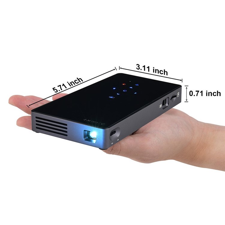Portable DLP Video HD Projektor Android Smart Projektor Unterstützung Bluetooth / USB / TF-Karte / Audio-Eingang - UK-Stecker-2