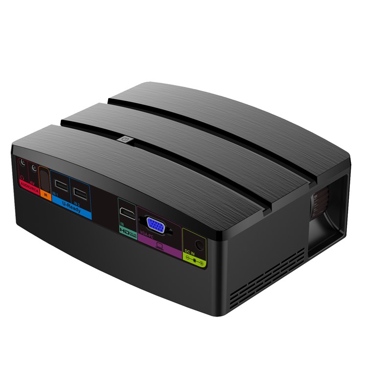 GP80UP+ Android 6.0 Portable Smart Projector MStar V56 + Amlogic S905X Chip Support 1080P - EU Plug-4