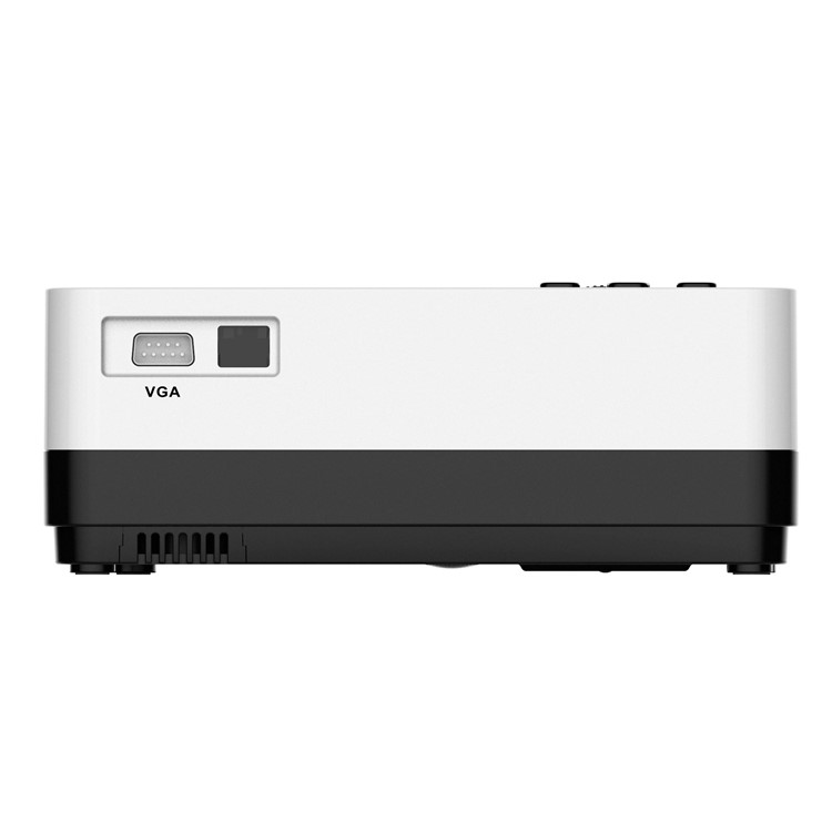 H2 Portable High Definition 2800 Lumens LCD Theater Projector with HD USB AV VGA 3.5mm Port - EU Plug-10