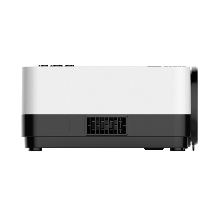 H2 Portable High Definition 2800 Lumens LCD Theater Projector with HD USB AV VGA 3.5mm Port - EU Plug-7