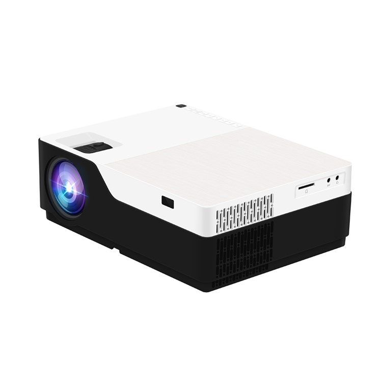 JEDX M18 Mini LED Projector with 1080P Video Display Home Cinema Projector - Japanese Plug-1