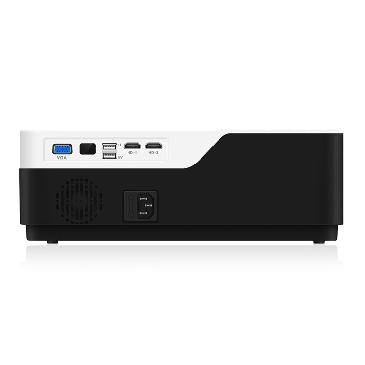 JEDX M18 Mini LED Projector with 1080P Video Display Home Cinema Projector - Japanese Plug-3