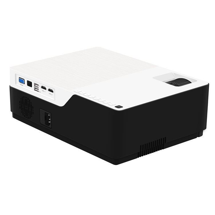 JEDX M18 Mini LED Projector with 1080P Video Display Home Cinema Projector - Japanese Plug-6