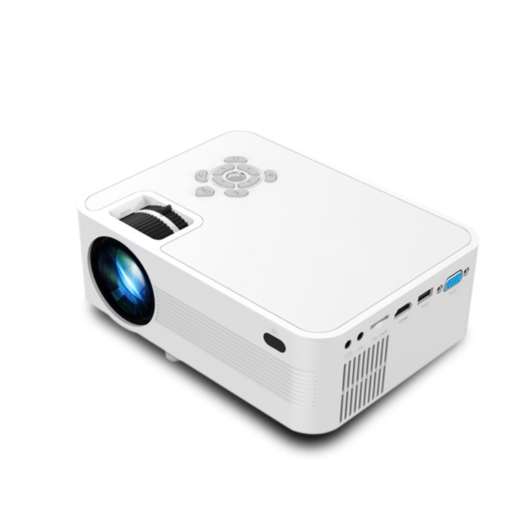 Mini Wireless Home Theater Video Projector Support 1080P 2000 Lumens - US Plug-2