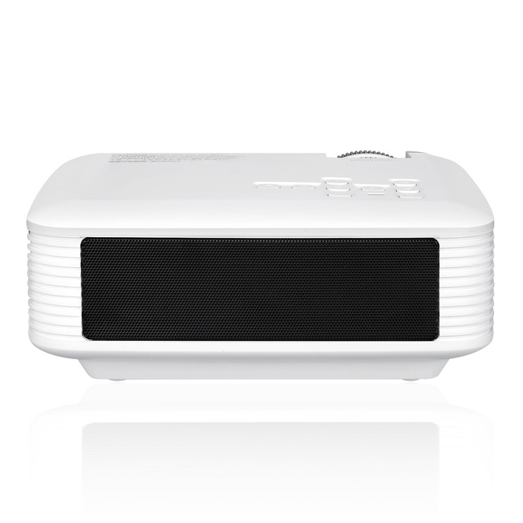 E400 1080P 1000 Lumens Mini Office Home Theater Projector - UK Plug-3