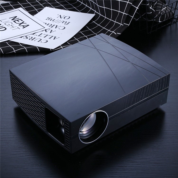 JEDX F20 Projector Stereo HD 1080P Theater Projector Home Cinema - US Plug-4