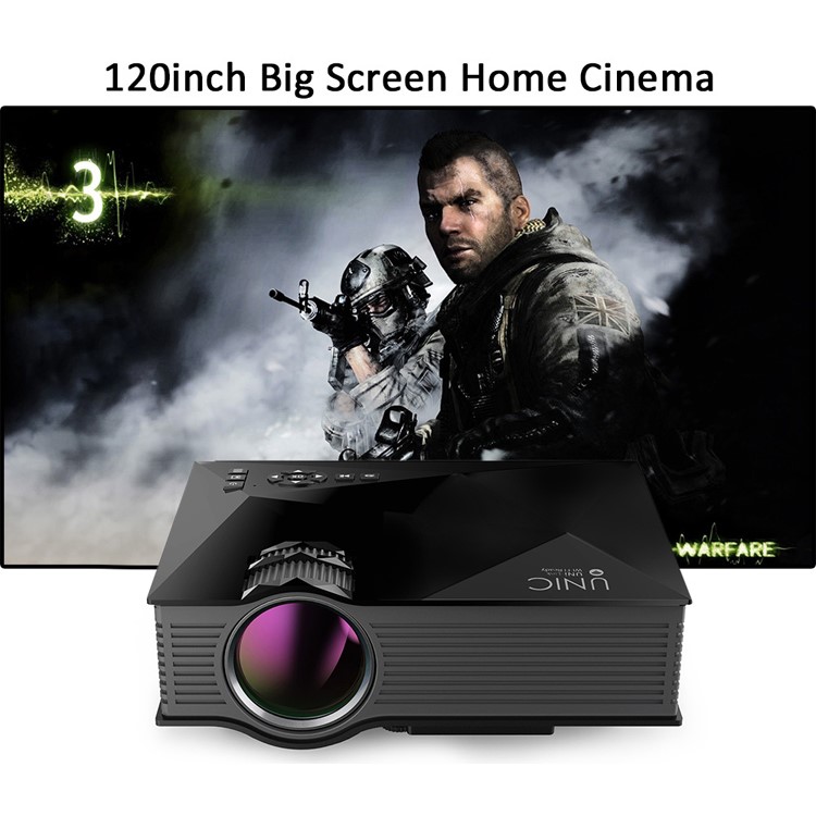UNIC UC46 Portable 1080P WiFi LED Projector Support Miracast Airplay DLNA - US Plug-15