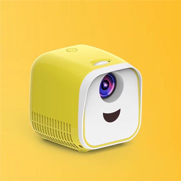 Projecteur L1 Pour Enfants Avec Mini Projecteur Intégrant Un Projecteur Full HD 1080P Pour L'éducation Préscolaire - Fiche Blanche / Uk-2