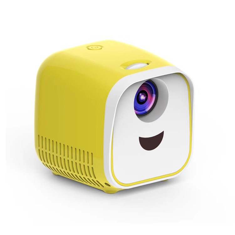 Projecteur L1 Pour Enfants Avec Mini Projecteur Intégrant Un Projecteur Full HD 1080P Pour L'éducation Préscolaire - Fiche Blanche / Uk-4