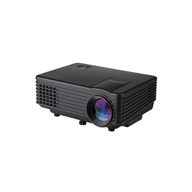 Mini RD805 800 Lumens Portable Multimedia Projector 800x480 Native Resolution - Black / US Plug-2