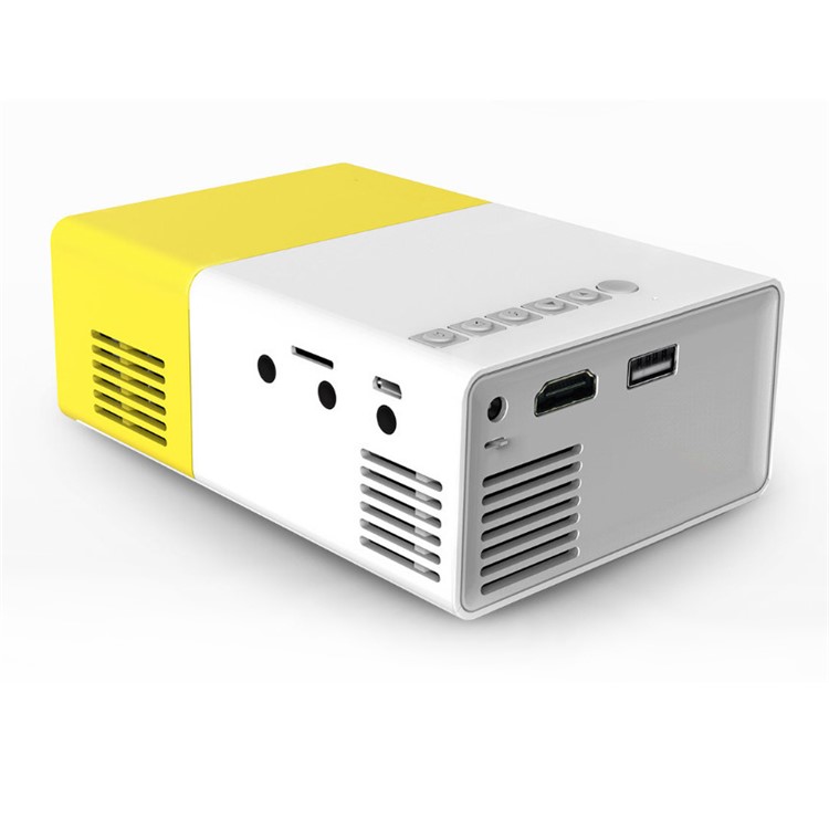 YG300 Portable LED Projector Cinema Theater with TF Card/HDMI/USB/AV Input - UK Plug-4