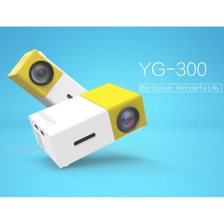 YG300 Portable LED Projector Cinema Theater with TF Card/HDMI/USB/AV Input - UK Plug-7